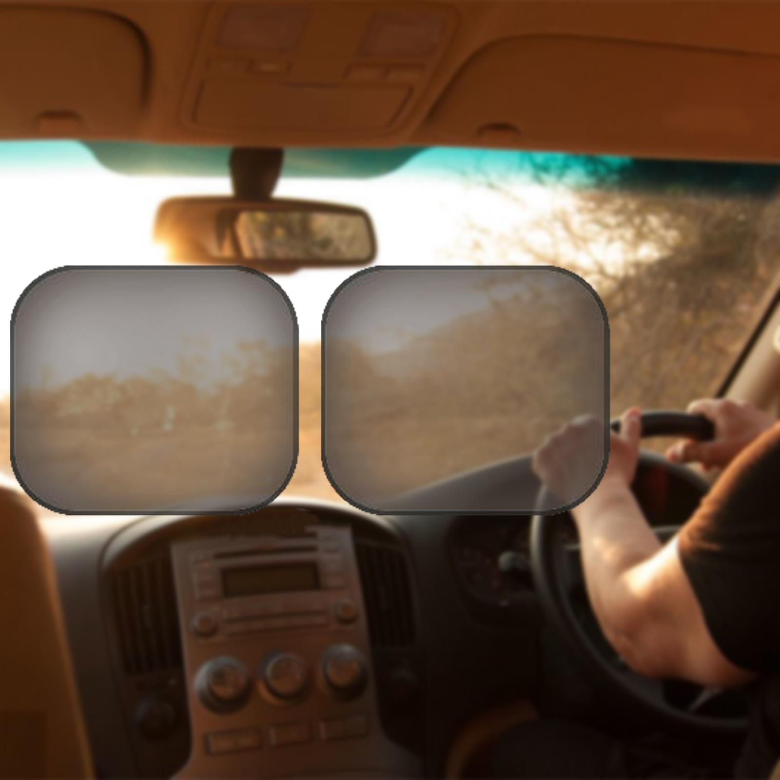 Car Window Sunshade Protection Professional Reusable Easily Install Foldable Clear 44x38cm