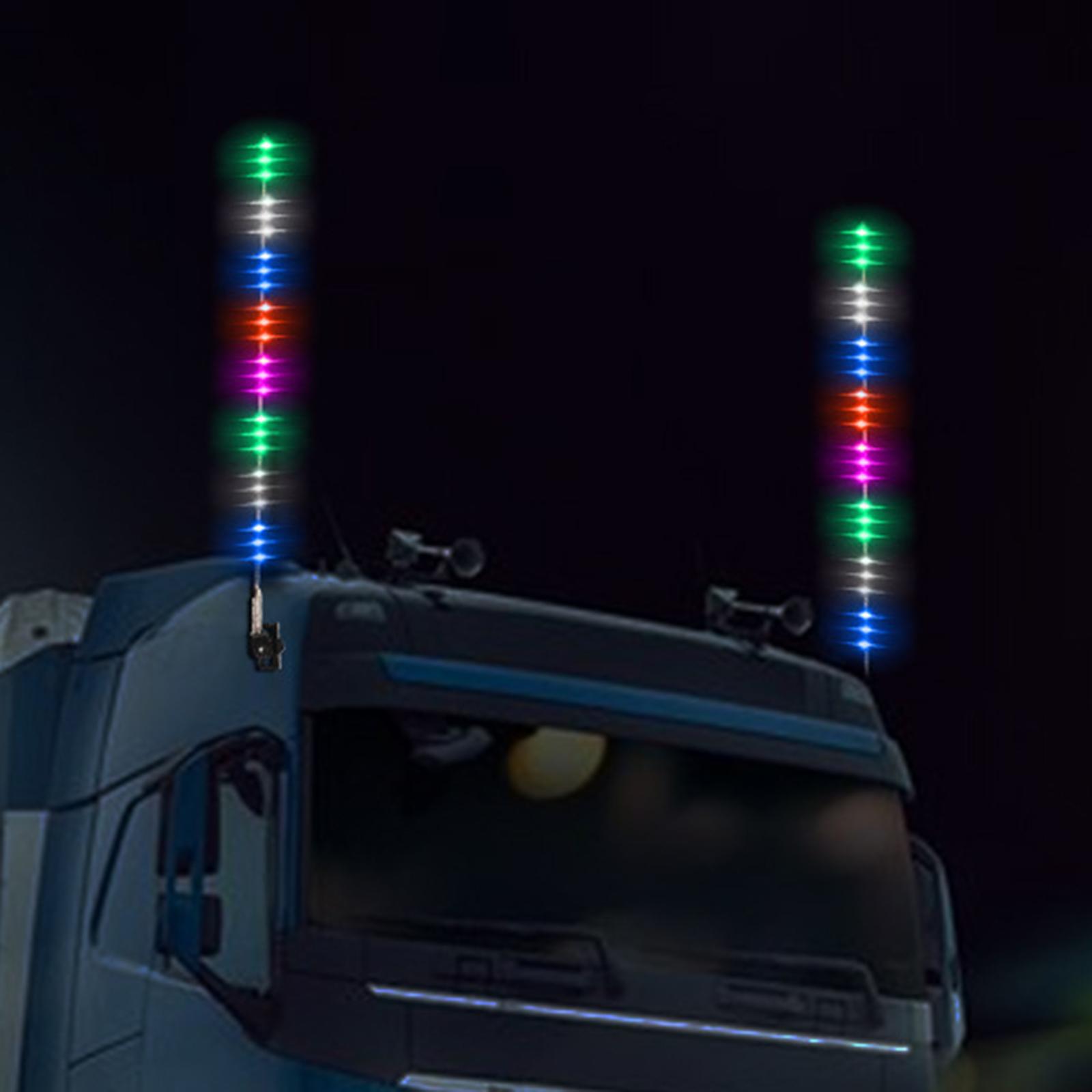Portable LED Whip Lights Waterproof Lighting for SUV Decorative 24V