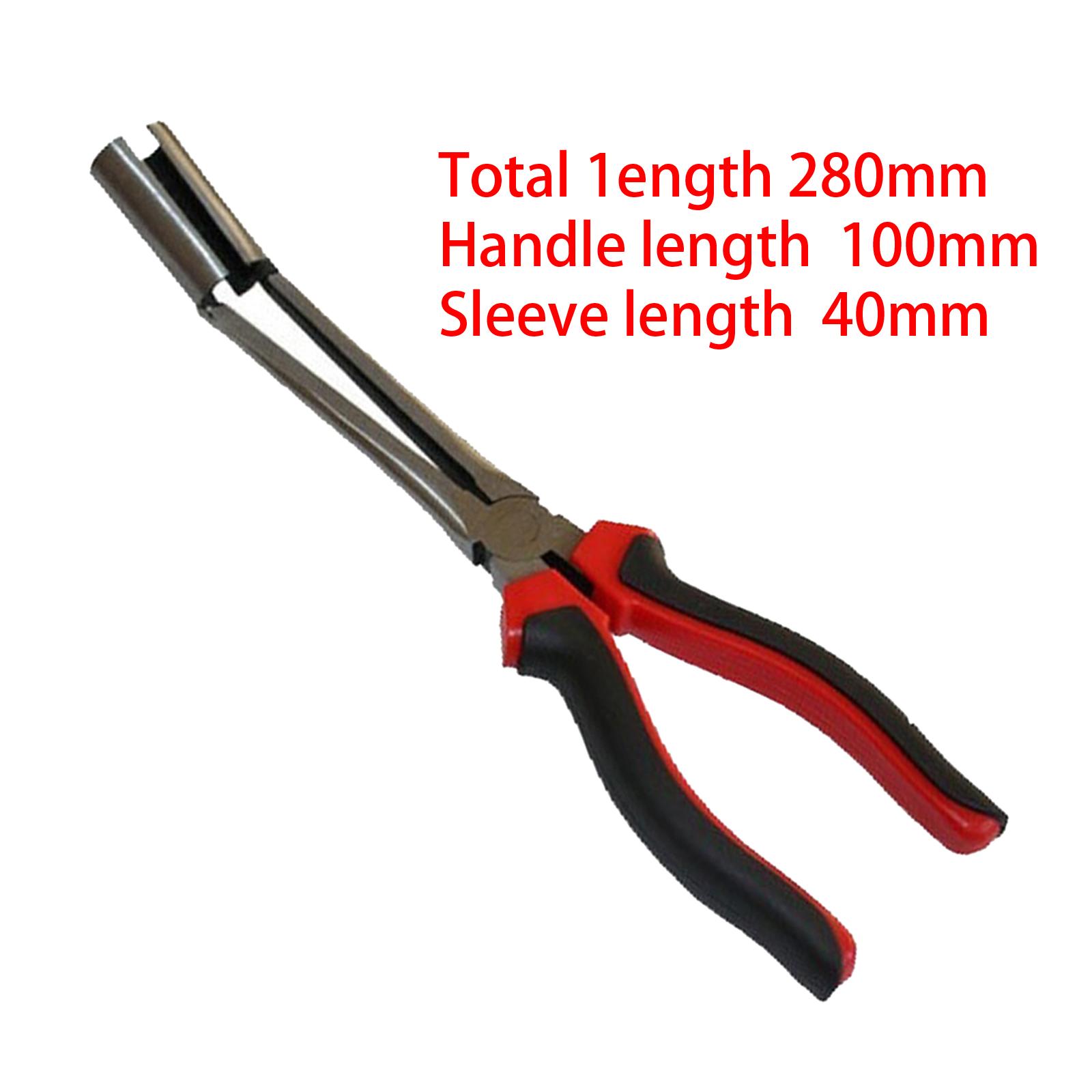 Spark Plug Wire Removal Pliers Tool Carbon Steel High Voltage Wire Clamp Sleeve Head
