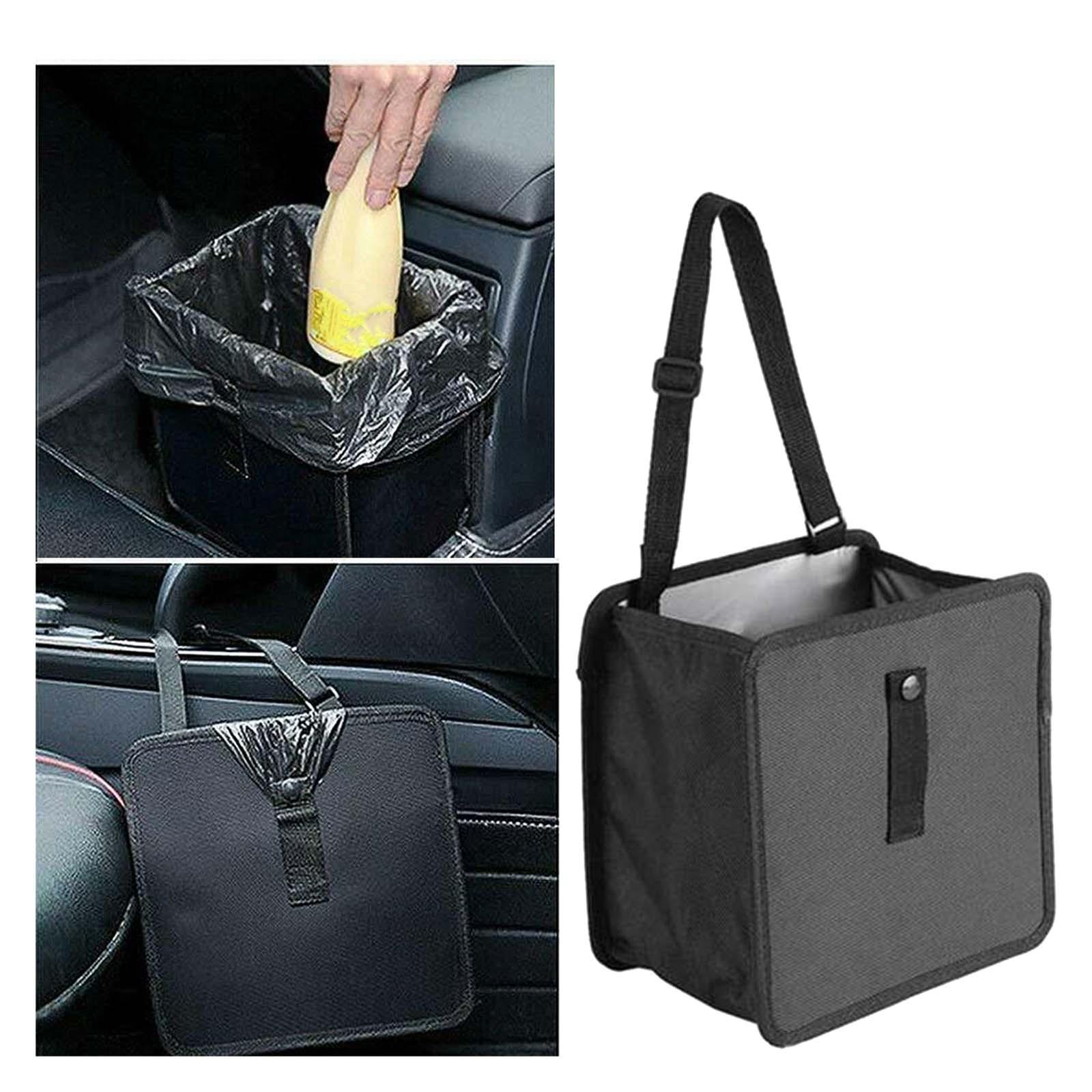 Car Trash Can Storage Pocket Garbage Container Leakproof for Vehicle