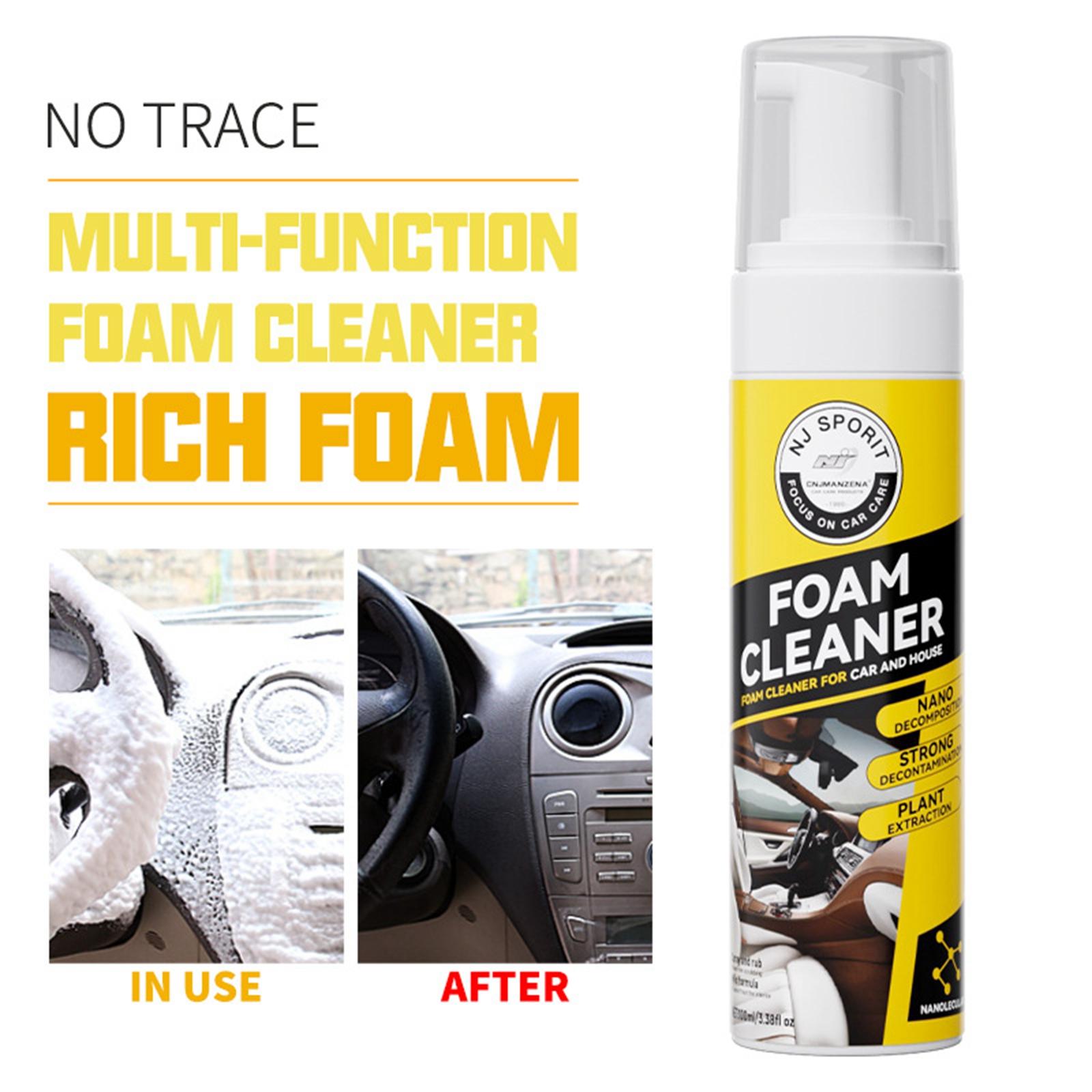 Cleaning Spray 200ml Car Accessories Multipurpose Household Car Foam Cleaner