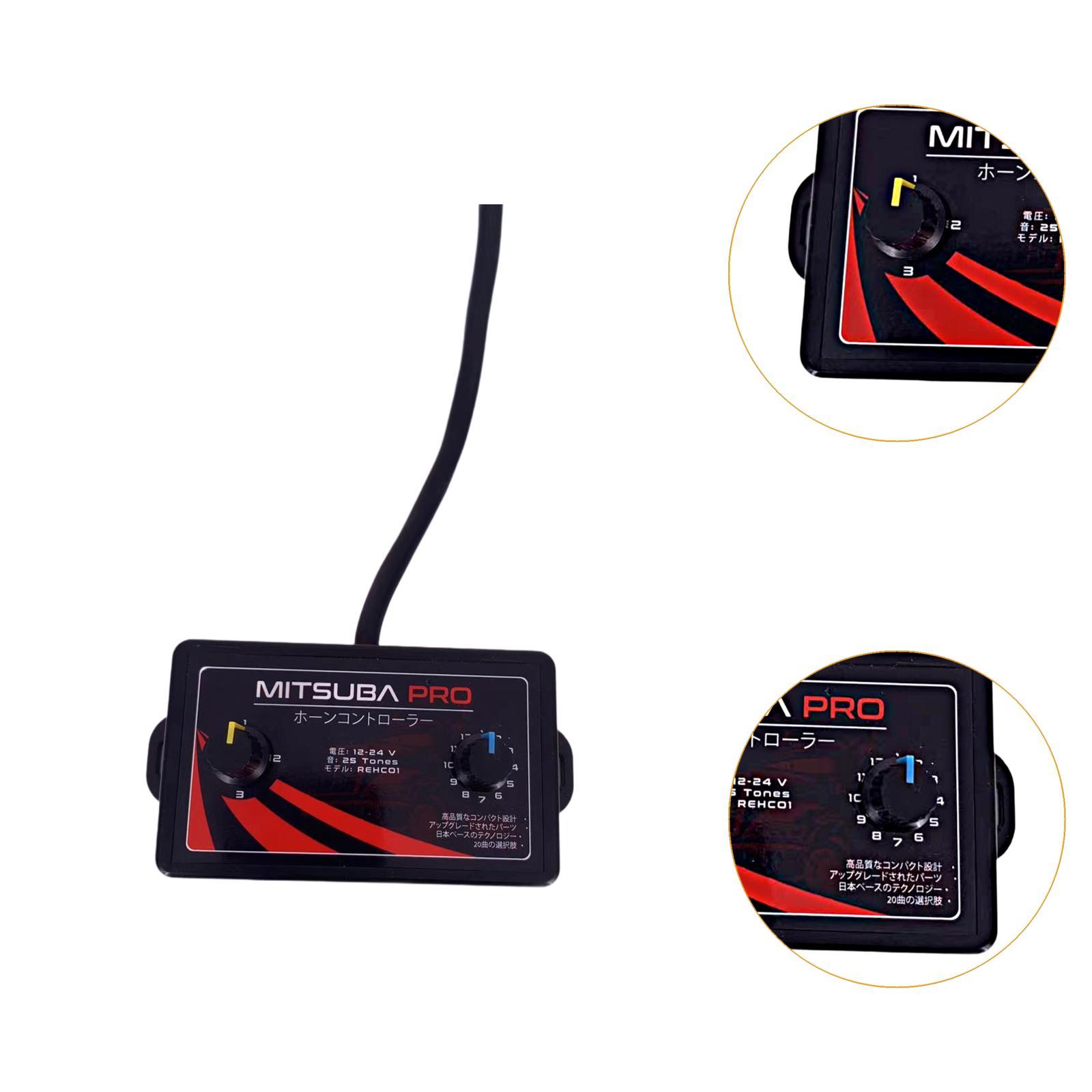 Motorcycle Trumpet Controller Direct Replace 12-24V Electric Trumpet Speaker