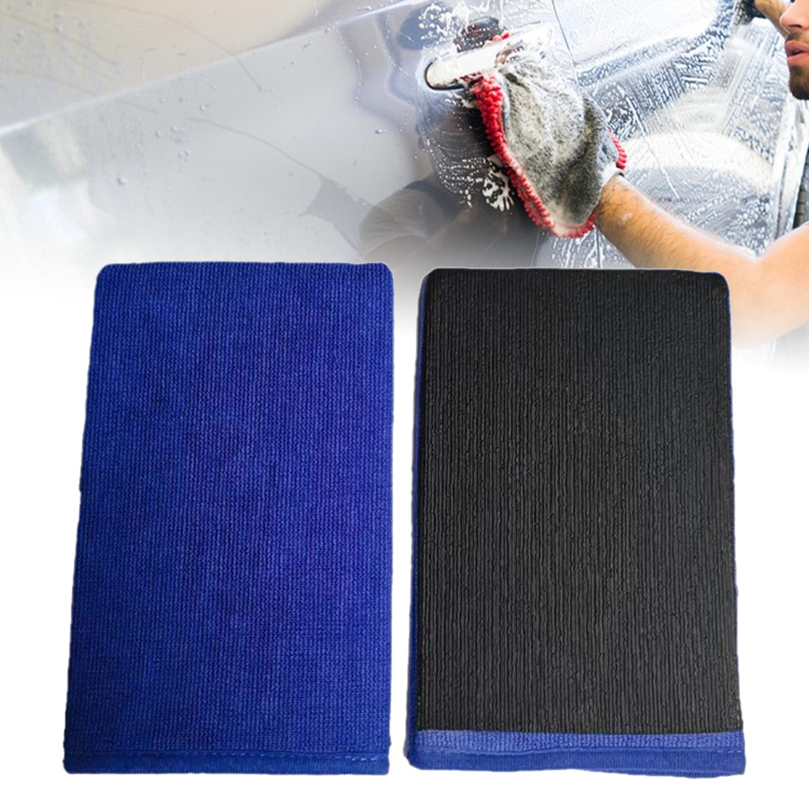 2Pcs Generic Auto Wash Mitt for Detailing Cars Paint Cleaning Polishing