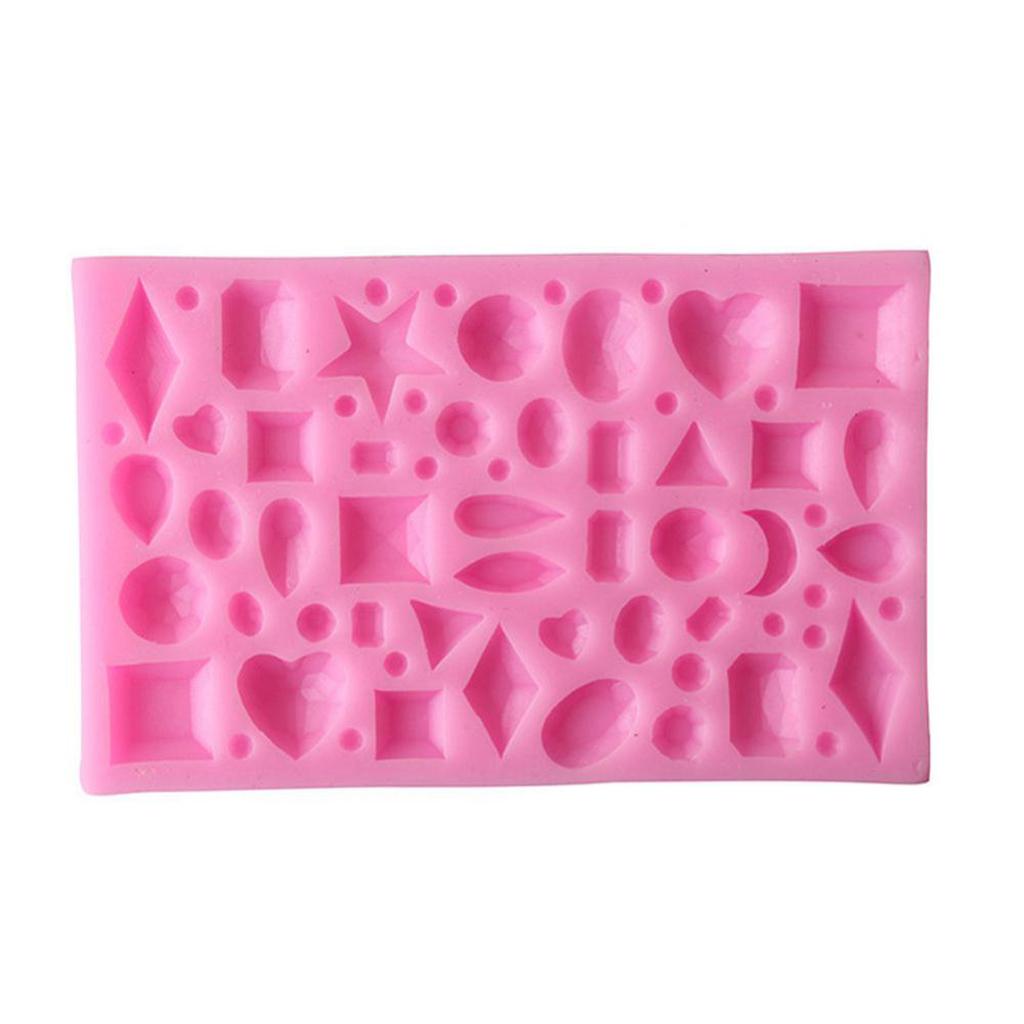 3D Small Graphic Silicone Fondant Mould Cake Decorating Baking Cookies Molds