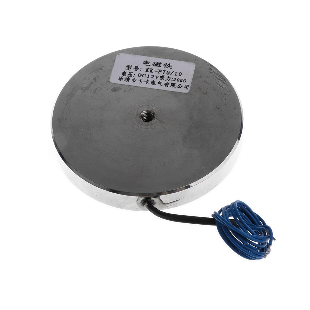 12V DC Ultra-thin Electric Lifting Magnet Solenoid Lift Holding 5//20//25KG