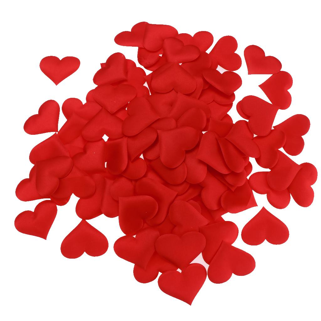 100Pcs 3D Sponge Heart Petals Engagement Wedding Decoration Confetti Table PICK 