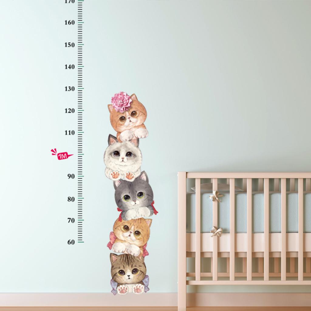 Height Scale Measure Growth Chart Wall Stickers For Kids Baby Nursery Bedroom Home Decor Decal Art