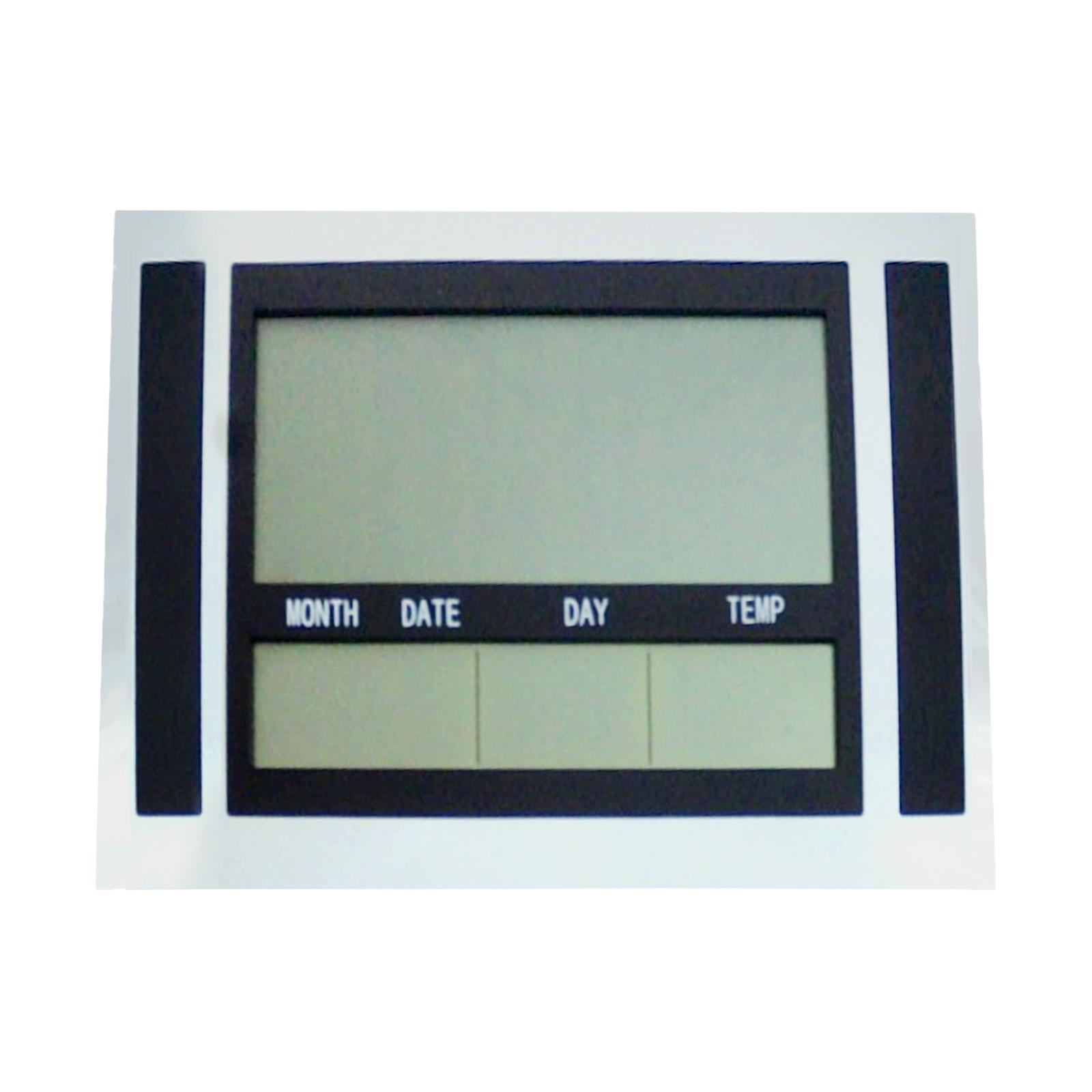 2x Digital Alarm Clock Desktop LCD Display Clock with Backlight and