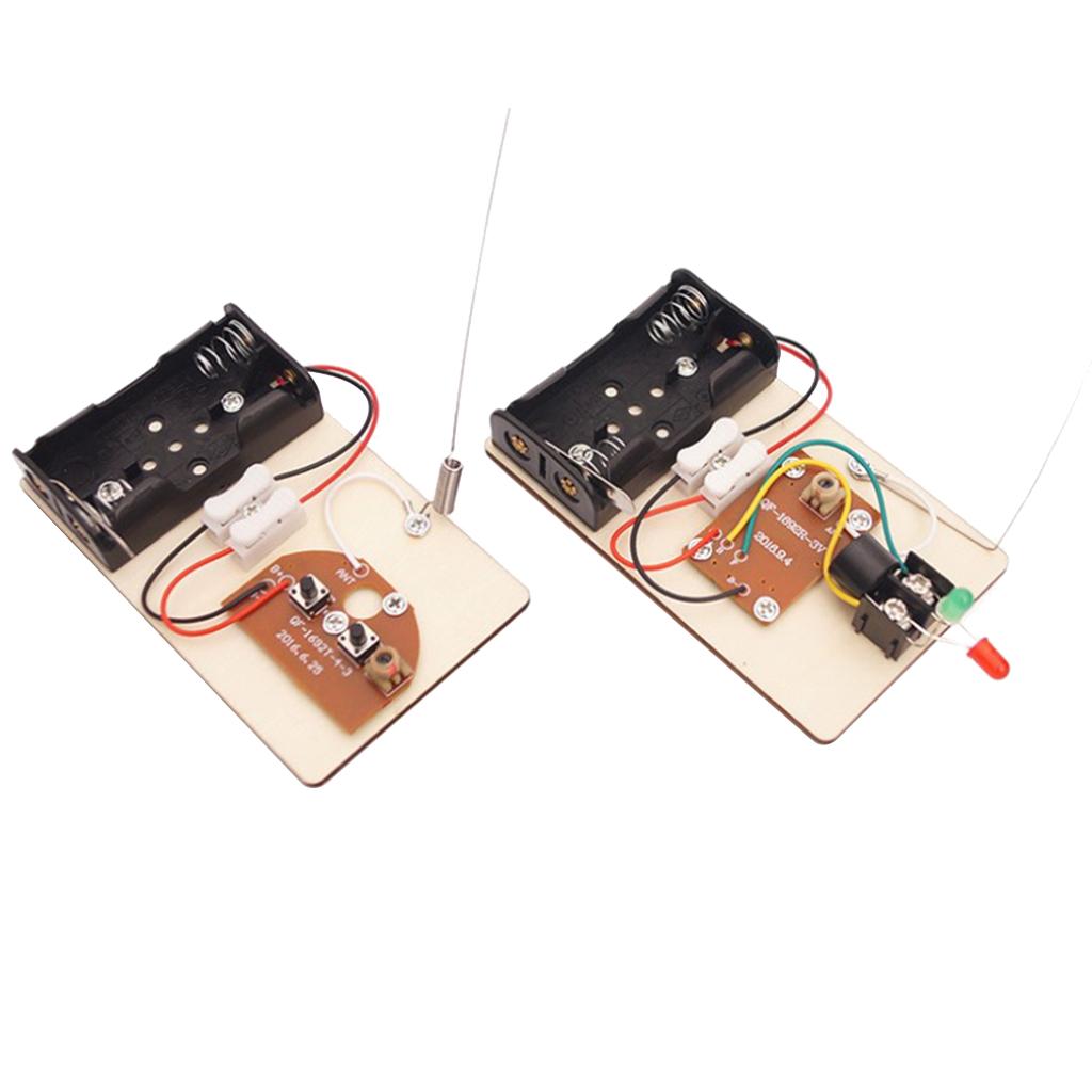 Assemble DIY Electric Toys Kids Science Physic Experiment Gadget Telegraph