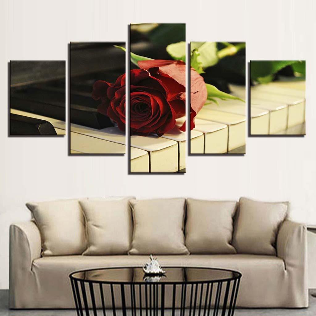 5 Panels HD Canvas Prints Oil Paintings Living Room Artwork Pictures | eBay