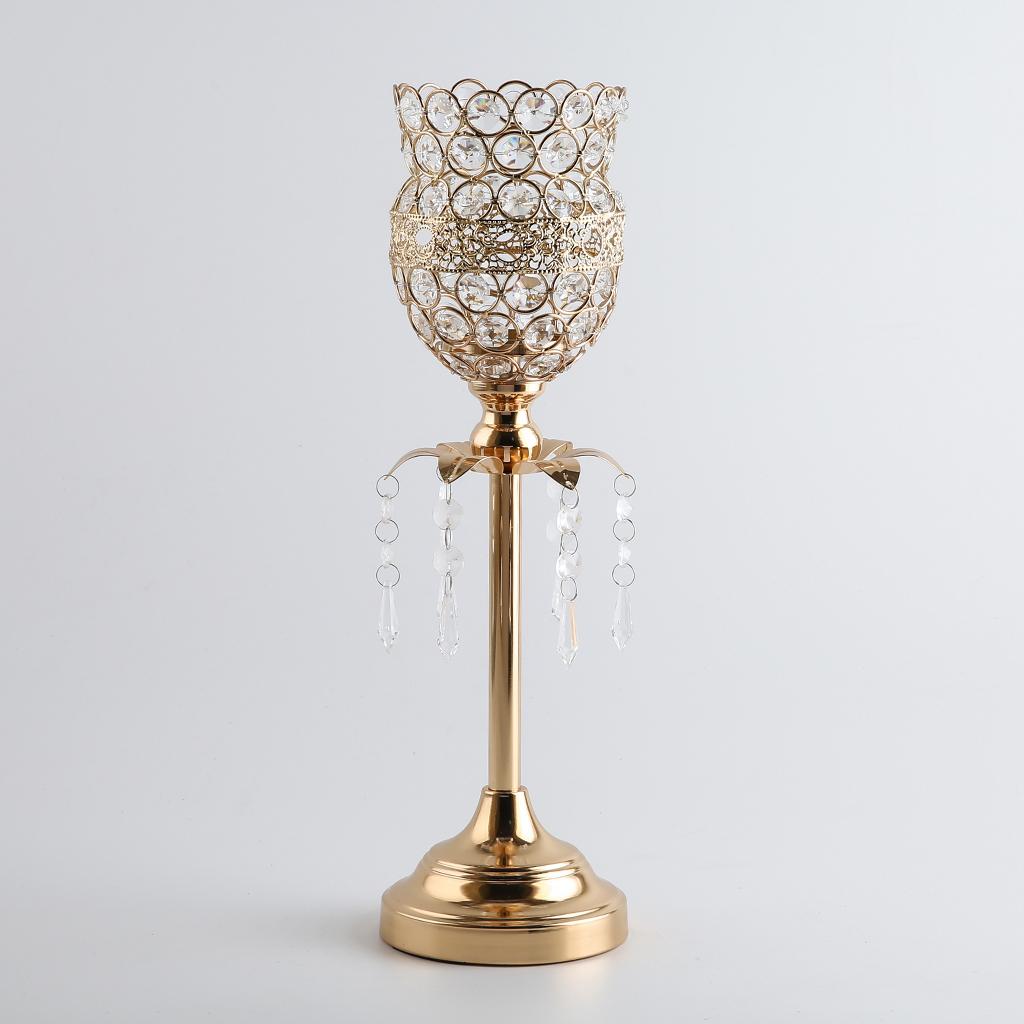 Wine Cup Shaped  Candle Holder Tabletop Candlestickr for Dinner L