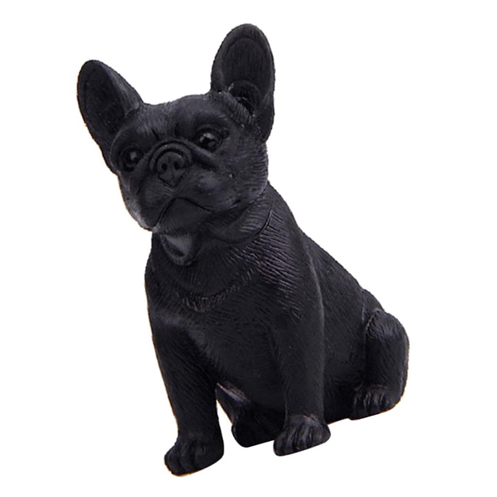 Small French Bulldog Model Animal Figure Toy for Home Decoration 06