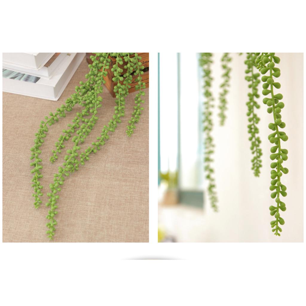 String of Pearls Artificial Succulents Hanging Plants