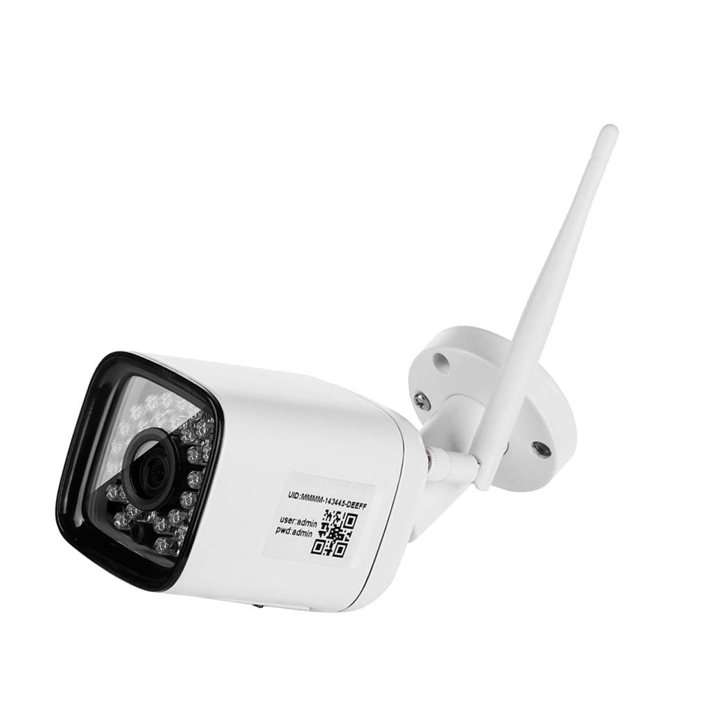 Wireless HD Security Camera 2-Way Audio Motion Detection Surveillance White