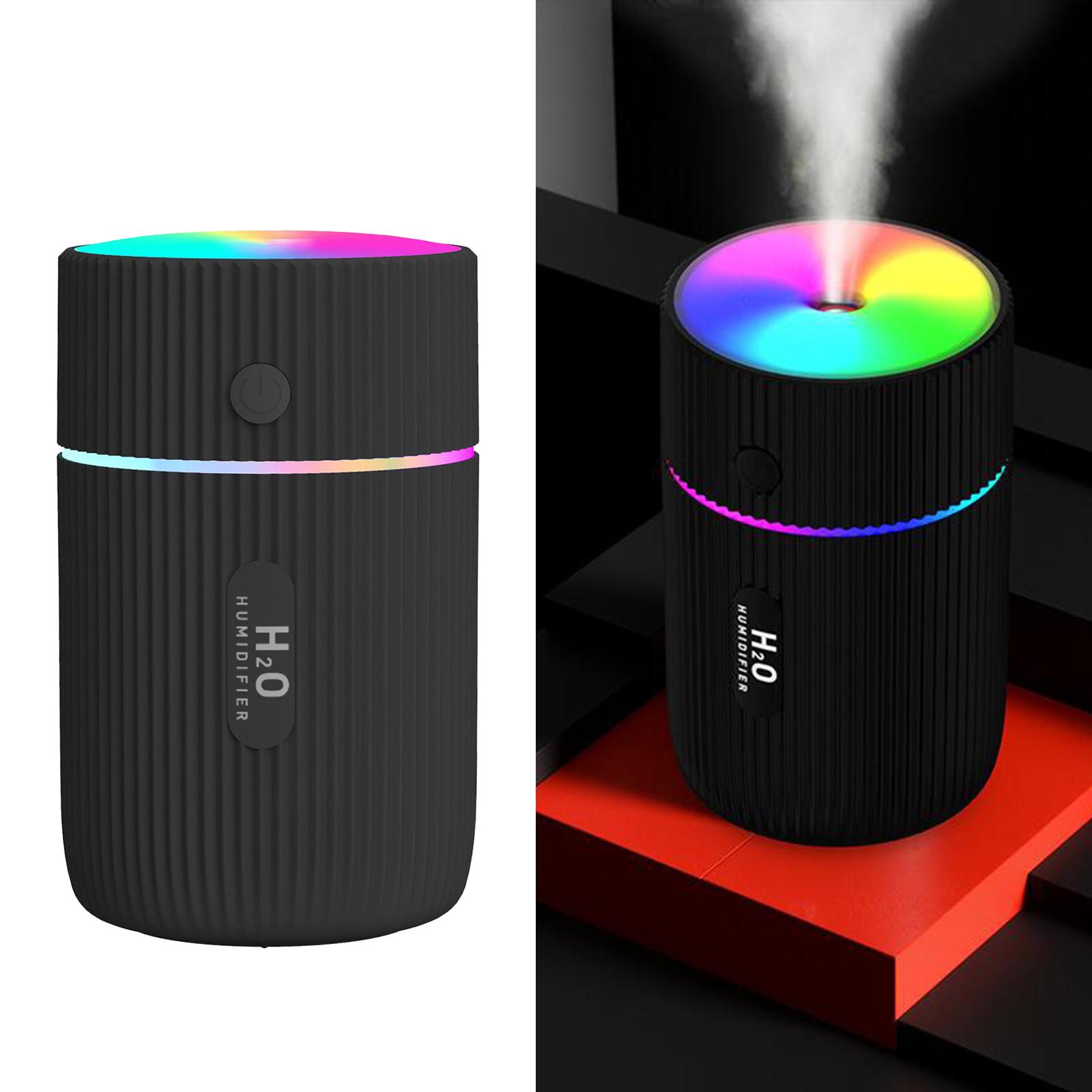 220ml Mini Mute Air Diffuser Mist Purifier Aroma Air Humidifier Black