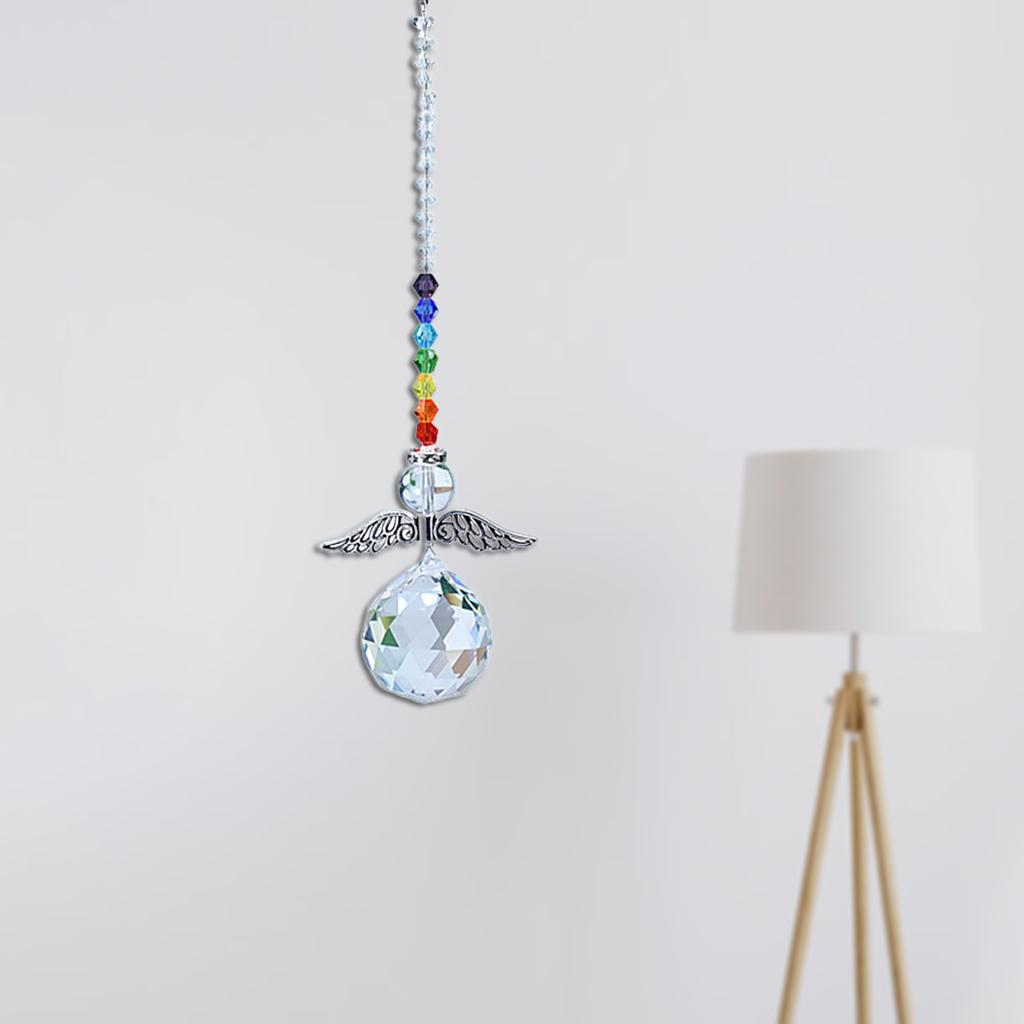 Angle Crystal Suncatcher Chandelier Beads Prism Rainbow Maker Ball