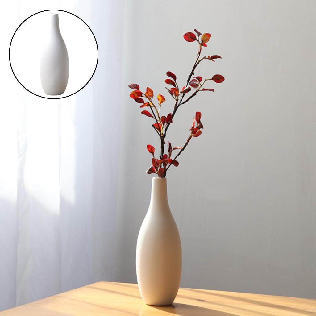 Nordic White Ceramic Flower Vase Photo Props Centerpieces Home Kitchen A