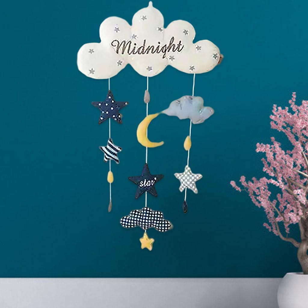 Baby Nursery Mobile Wall Hanging Decor Baby Shower Gift Moon Star