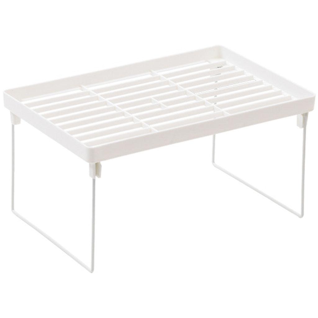 2PCS Bathroom Organizer Kitchen Utility Storage Rack Shelf Divider Makeup