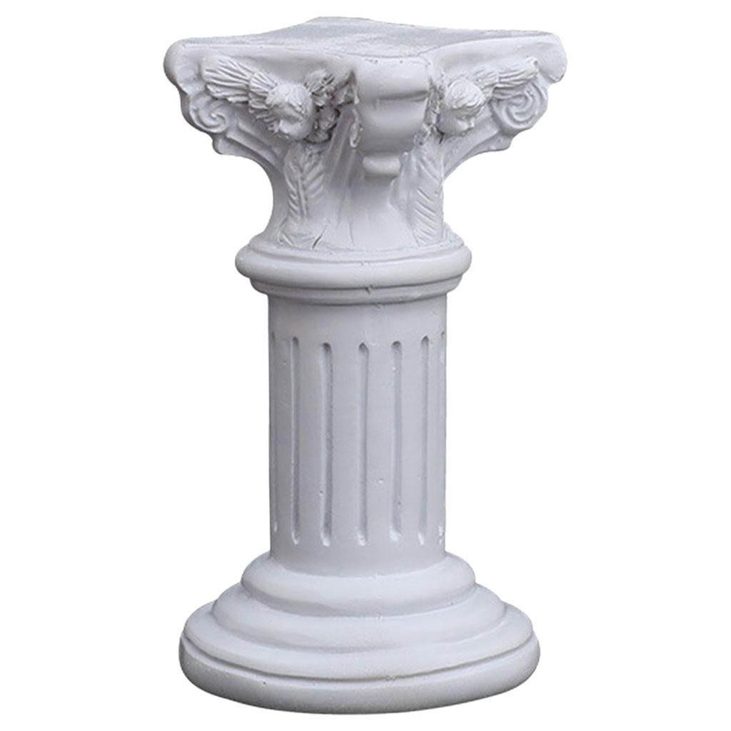 Roman Pillar Statue Pedestal Candlestick Stand Sculpture Garden/ 