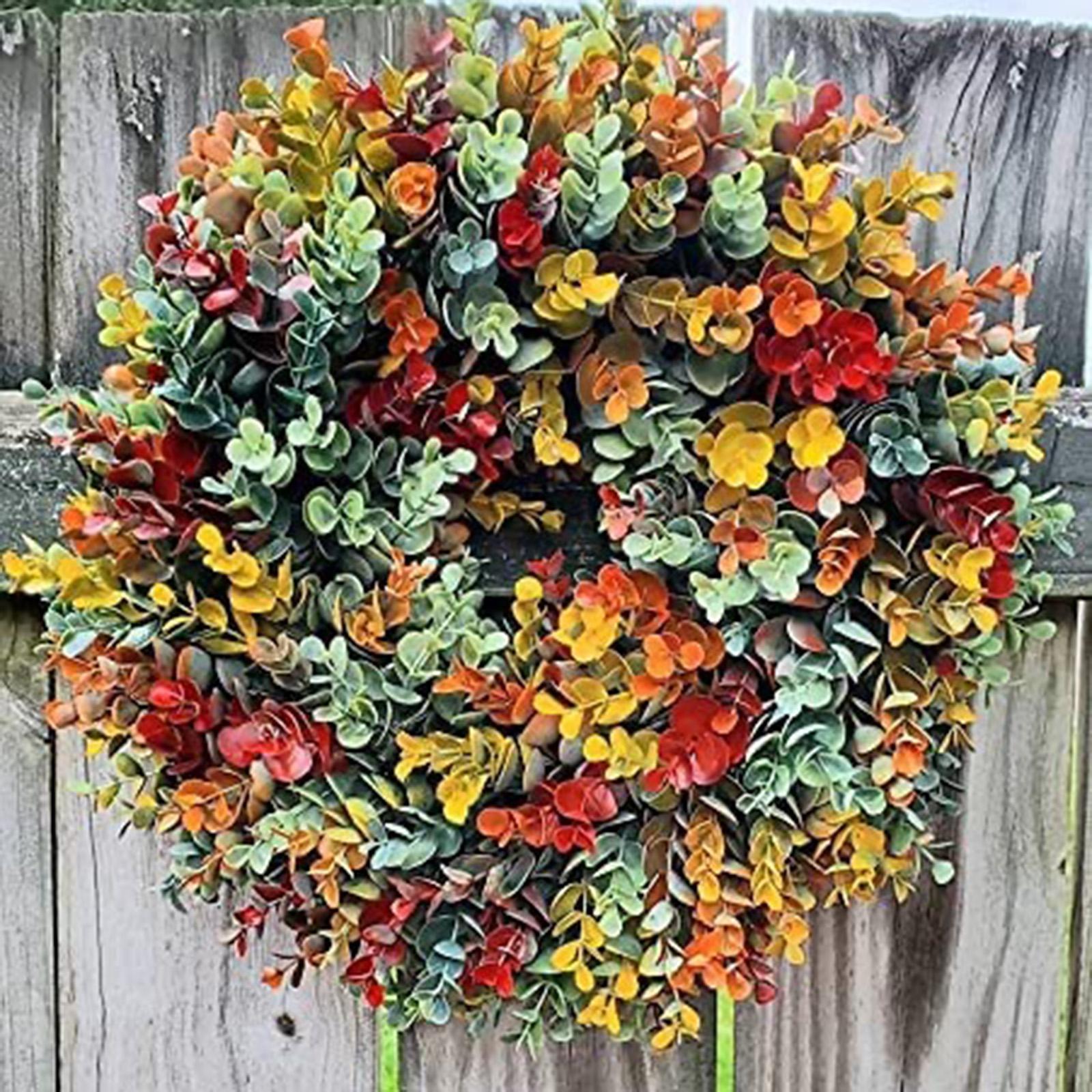 Flower Wreath Multi Colour Hanging House Wreath for Wedding Christmas Day