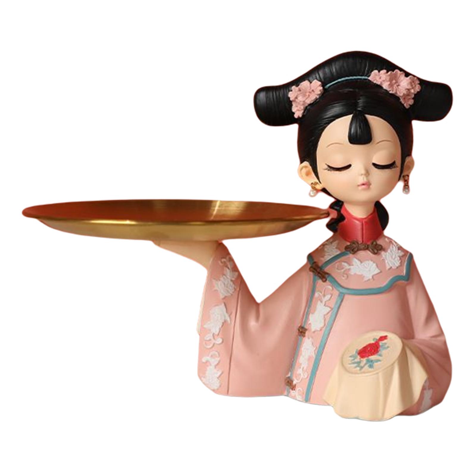 Palace Girl Figurine Dish