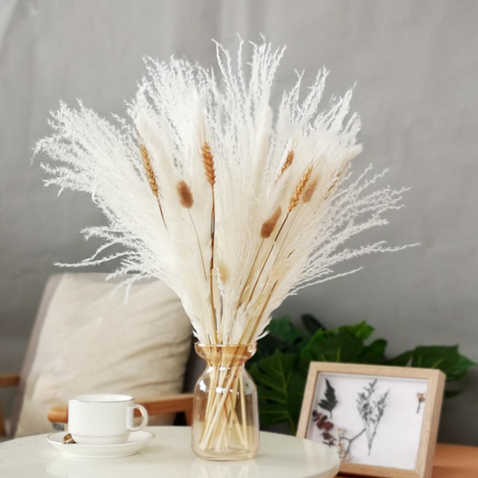 30x Dried Pampas Grass Bunch Bouquet Flowers Arrangement Reed Flower Style B