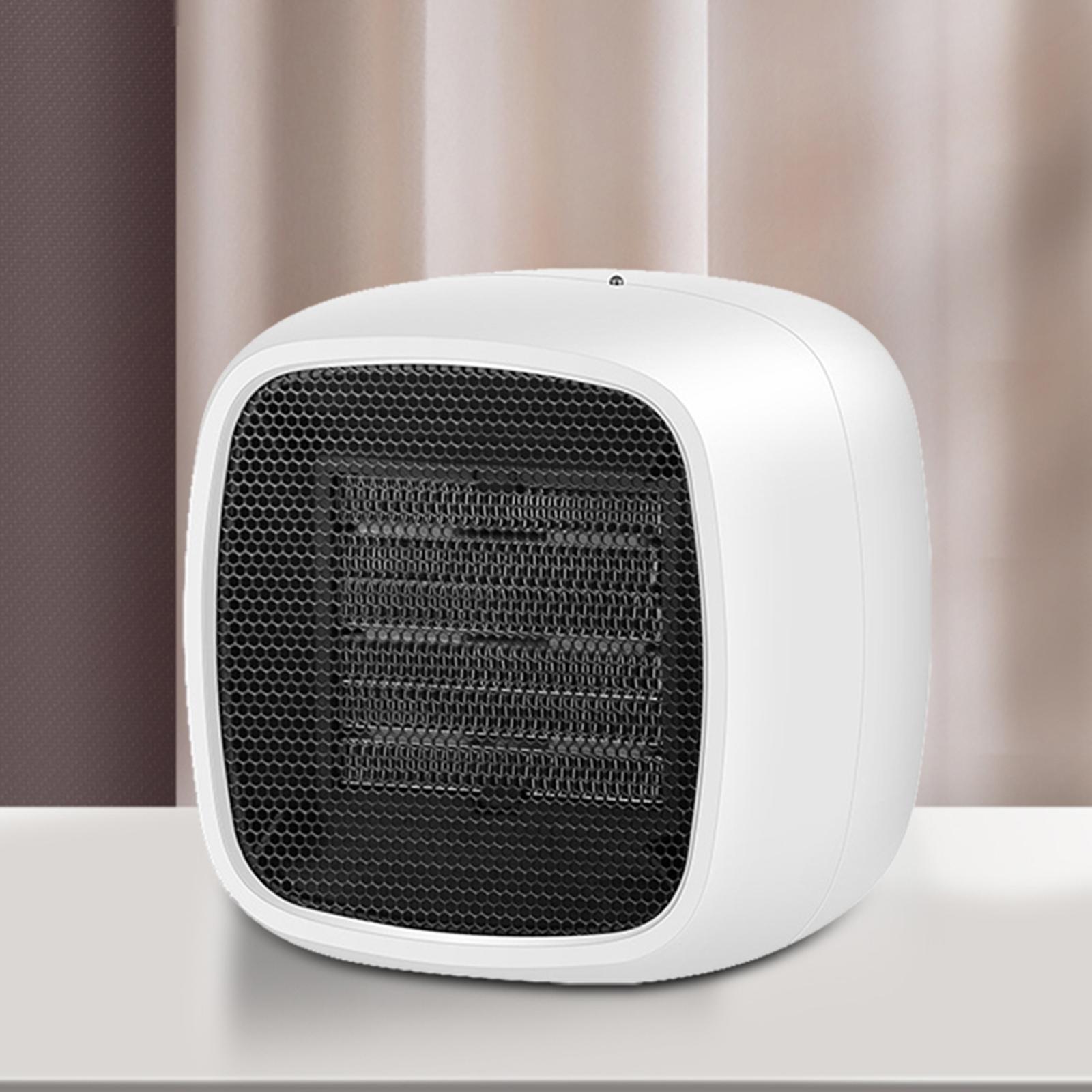 Mini Personal Heater 800W PTC Ceramic Home Bedroom White