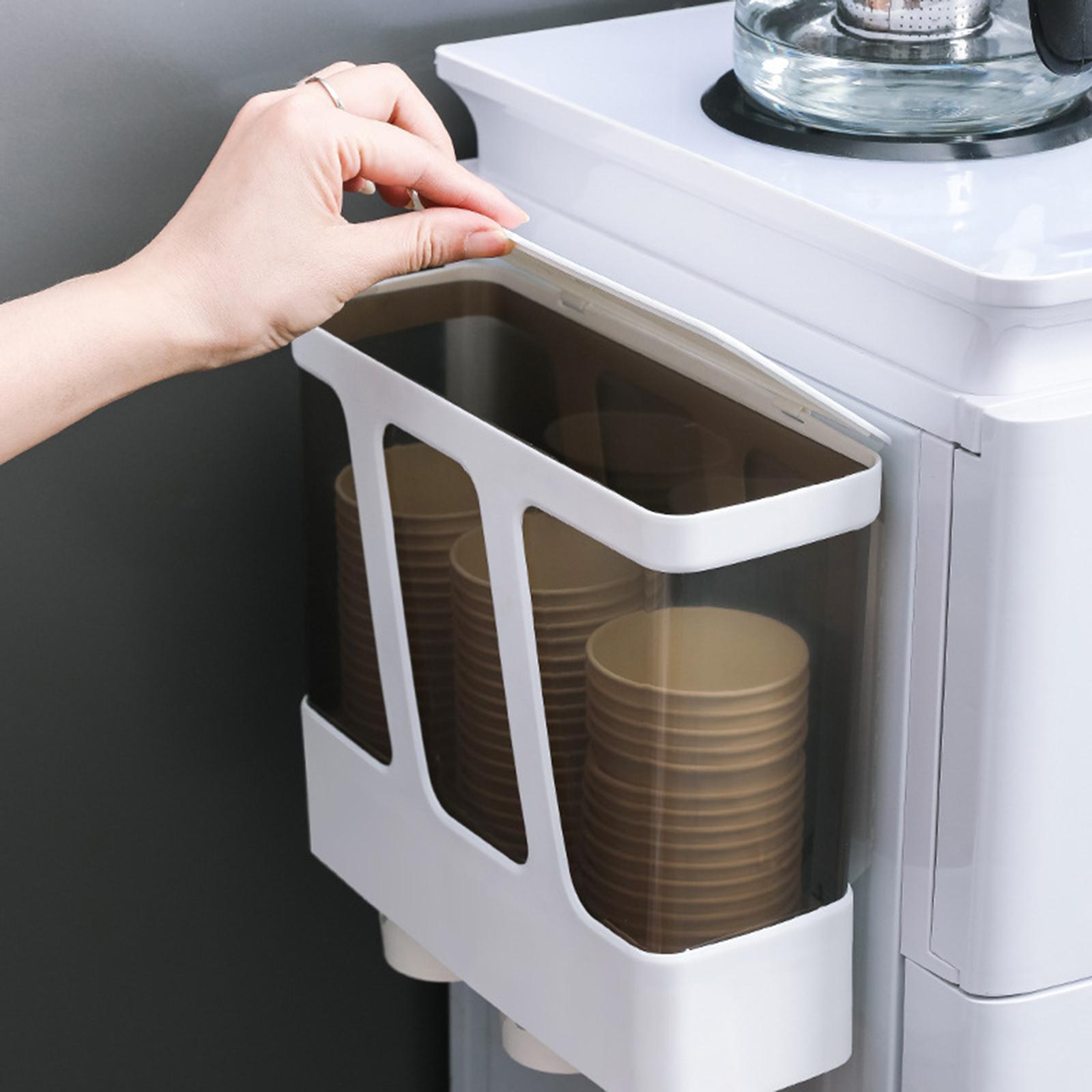 Dustproof Water Cup Dispenser Coffee Cup Organizer for Restaurant