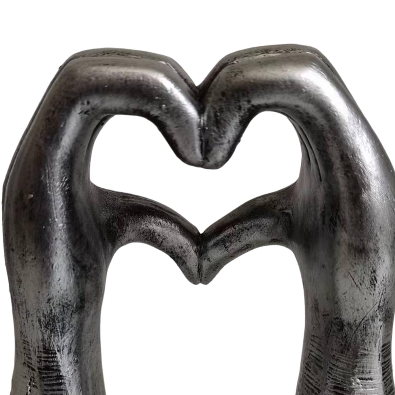 Love Gesture Statue Sculpture Creative for Bedroom Shelf Table Centerpiece