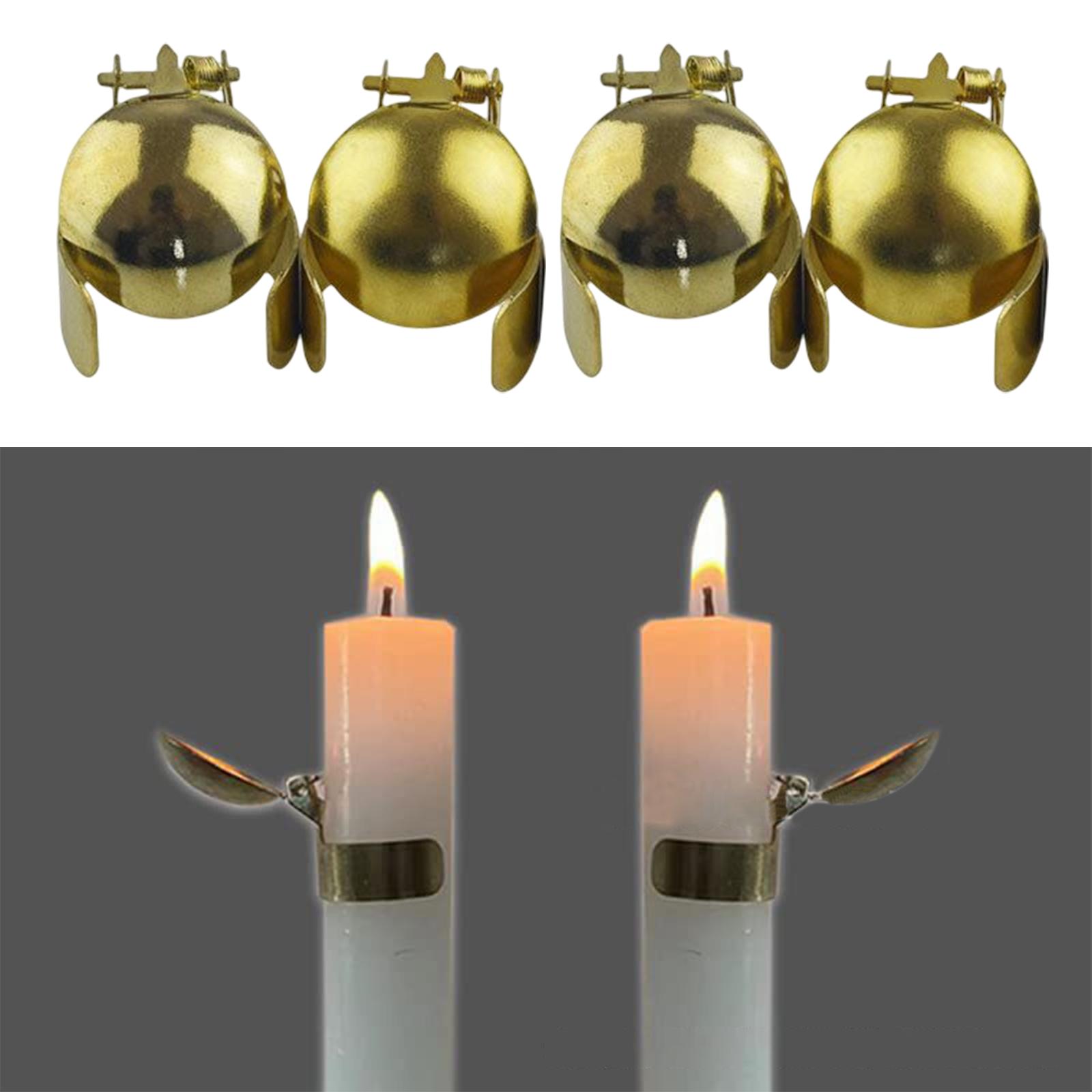 4Pcs Metal Automatic Candle Snuffer for Bedroom Home Candle Accessories Aureate