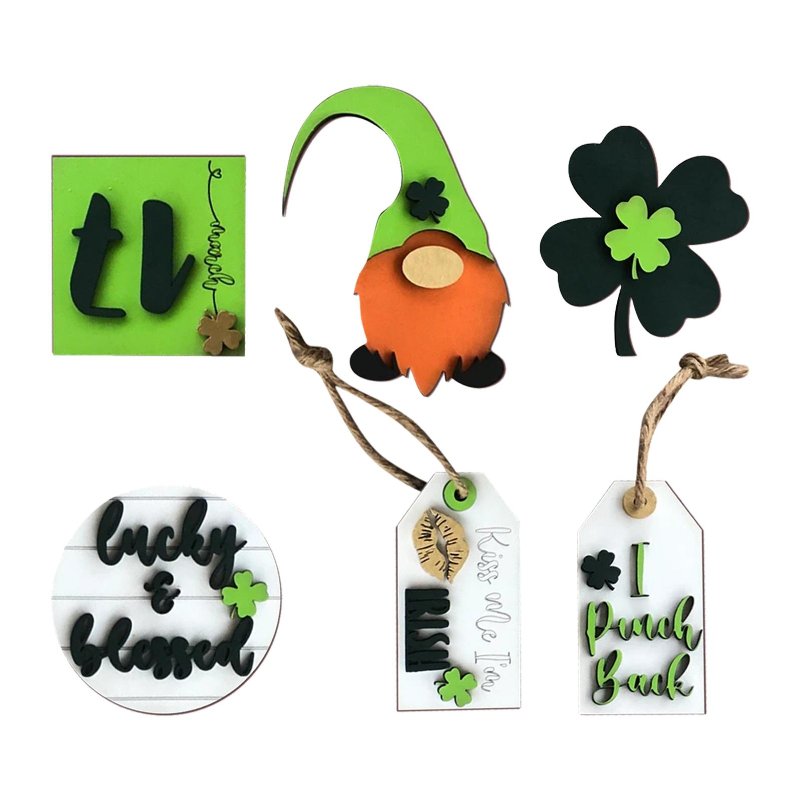 ST Patrick’S Day Decorations Art Ornament for Bar Festivals Party Supplies Style B