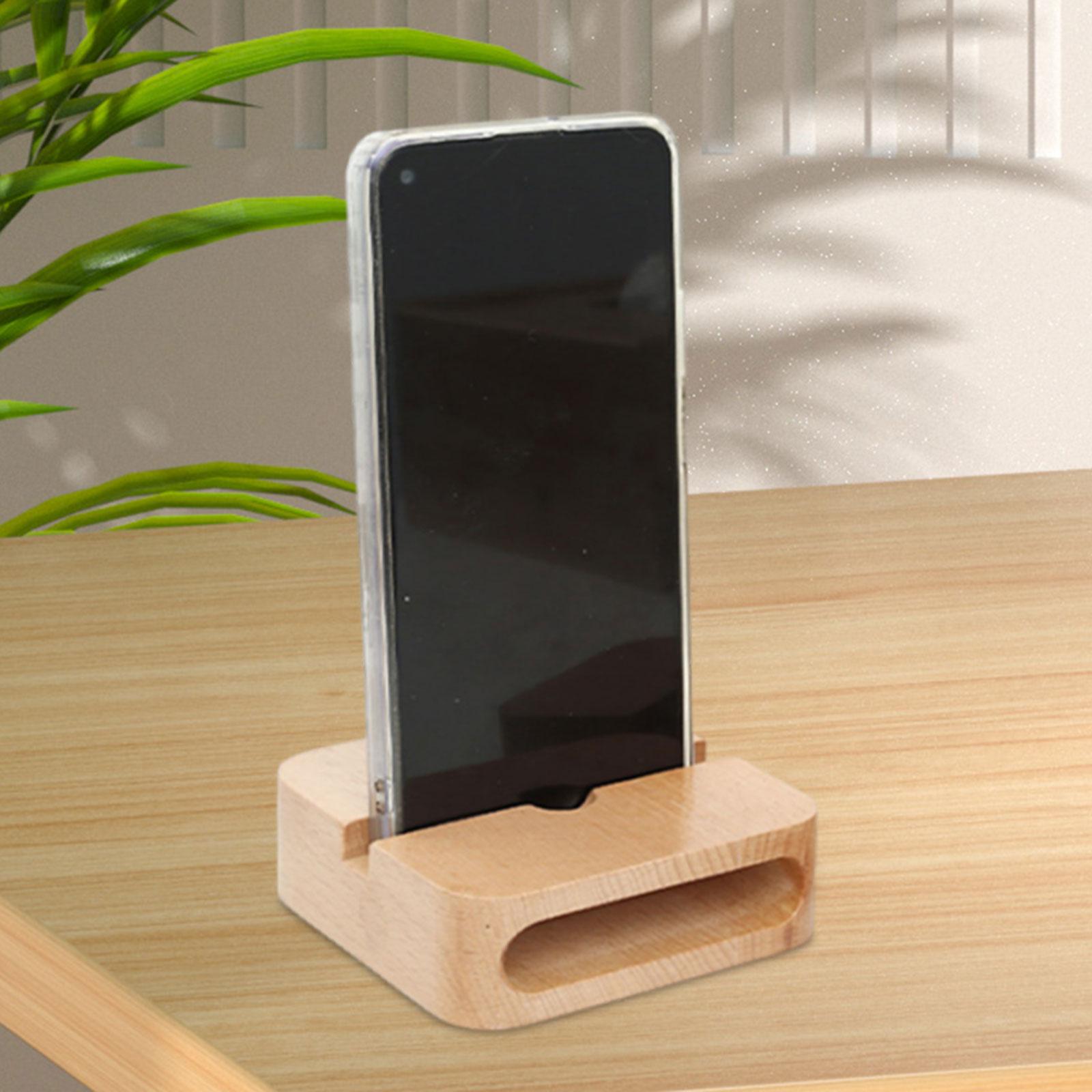 Phone Holder Cradle Loudspeaker Desktop Ornament Smartphone Stand for Office