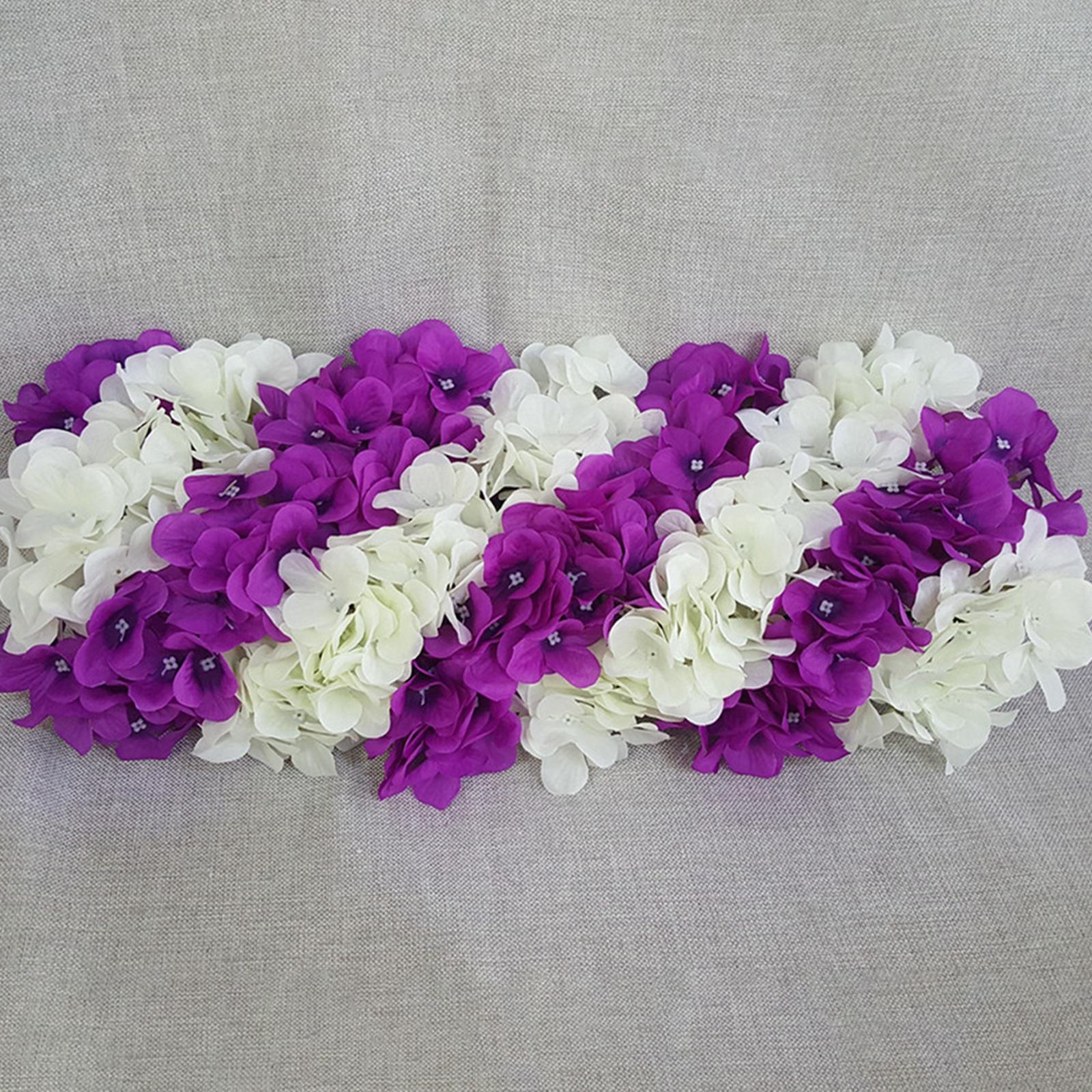 Wedding Dining Table Flower Centerpiece Arch for Wall Background Stage Party Violet