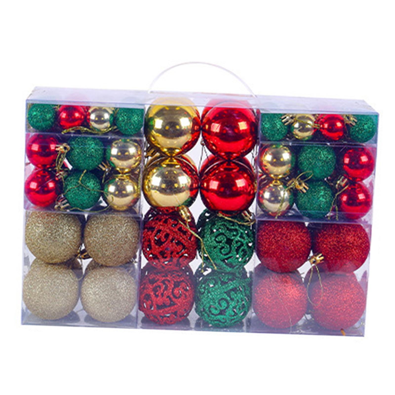 Christmas Balls Red Gold Green