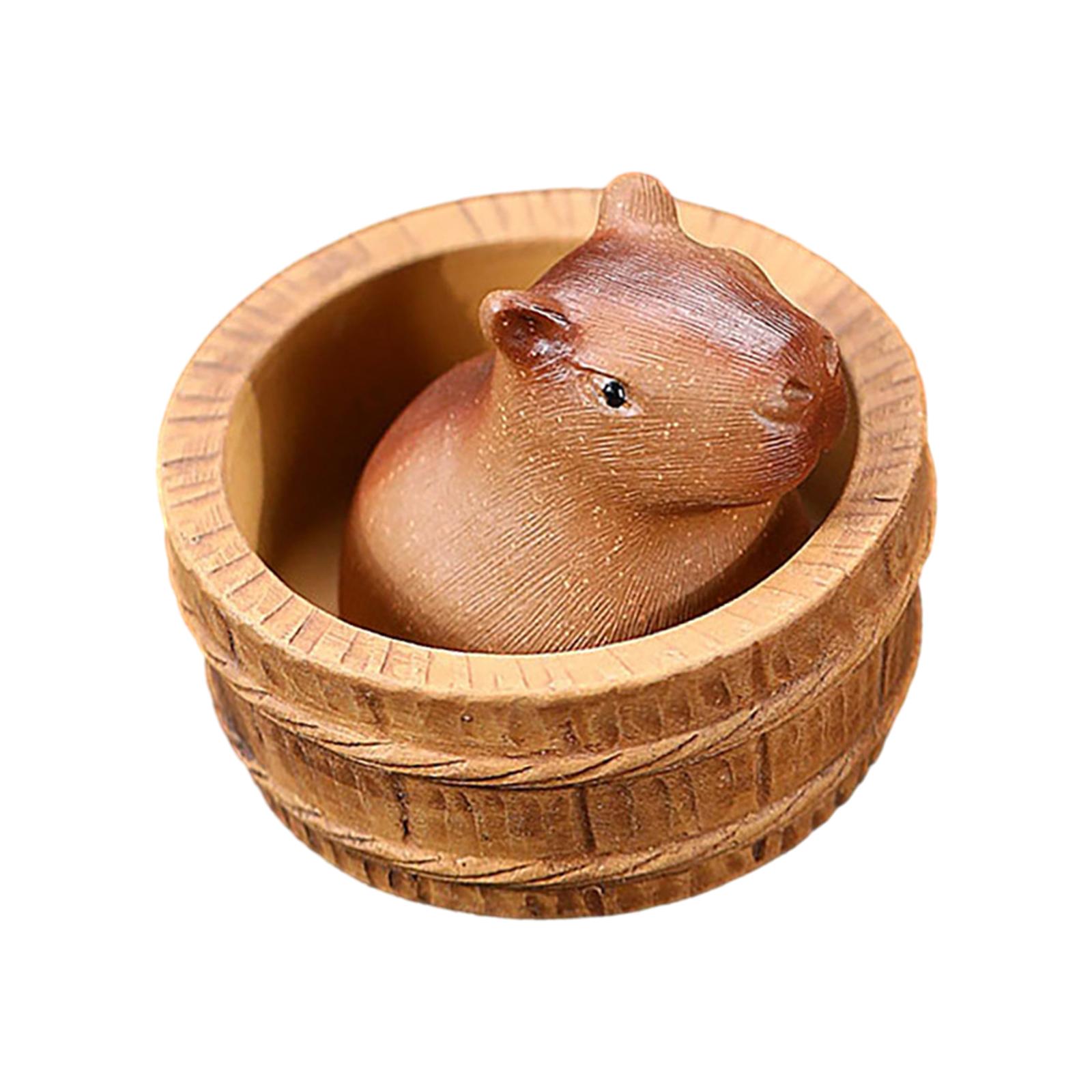 Clay Capybara Tea Pet Figurine