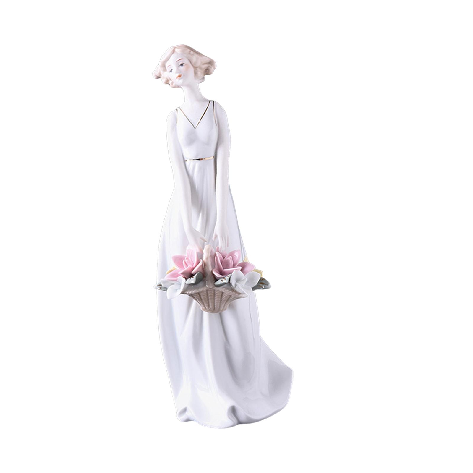 Porcelain Lady Statue