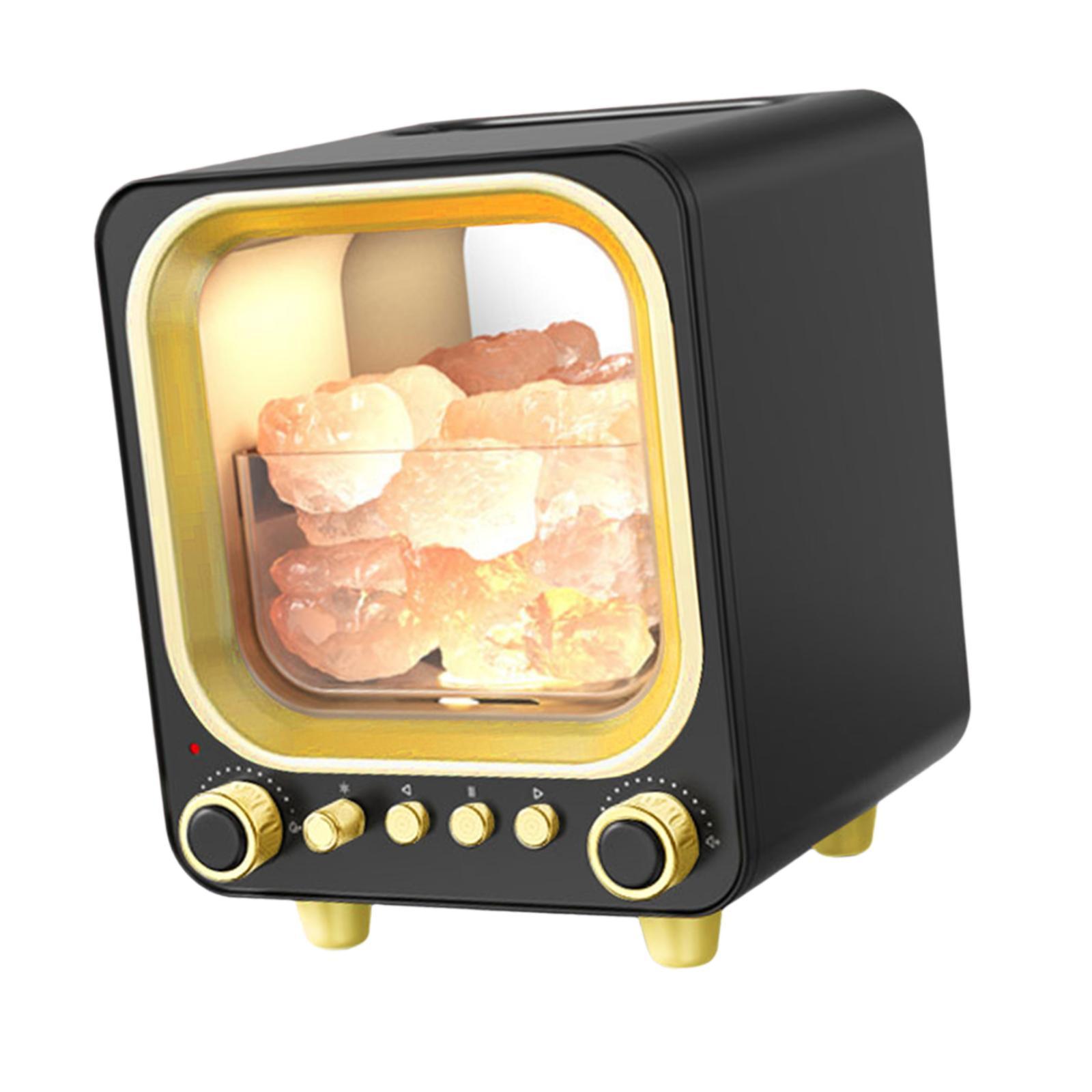 Portable Humidifier Ornament Essential Oil Diffuser for Yoga Bedroom Black