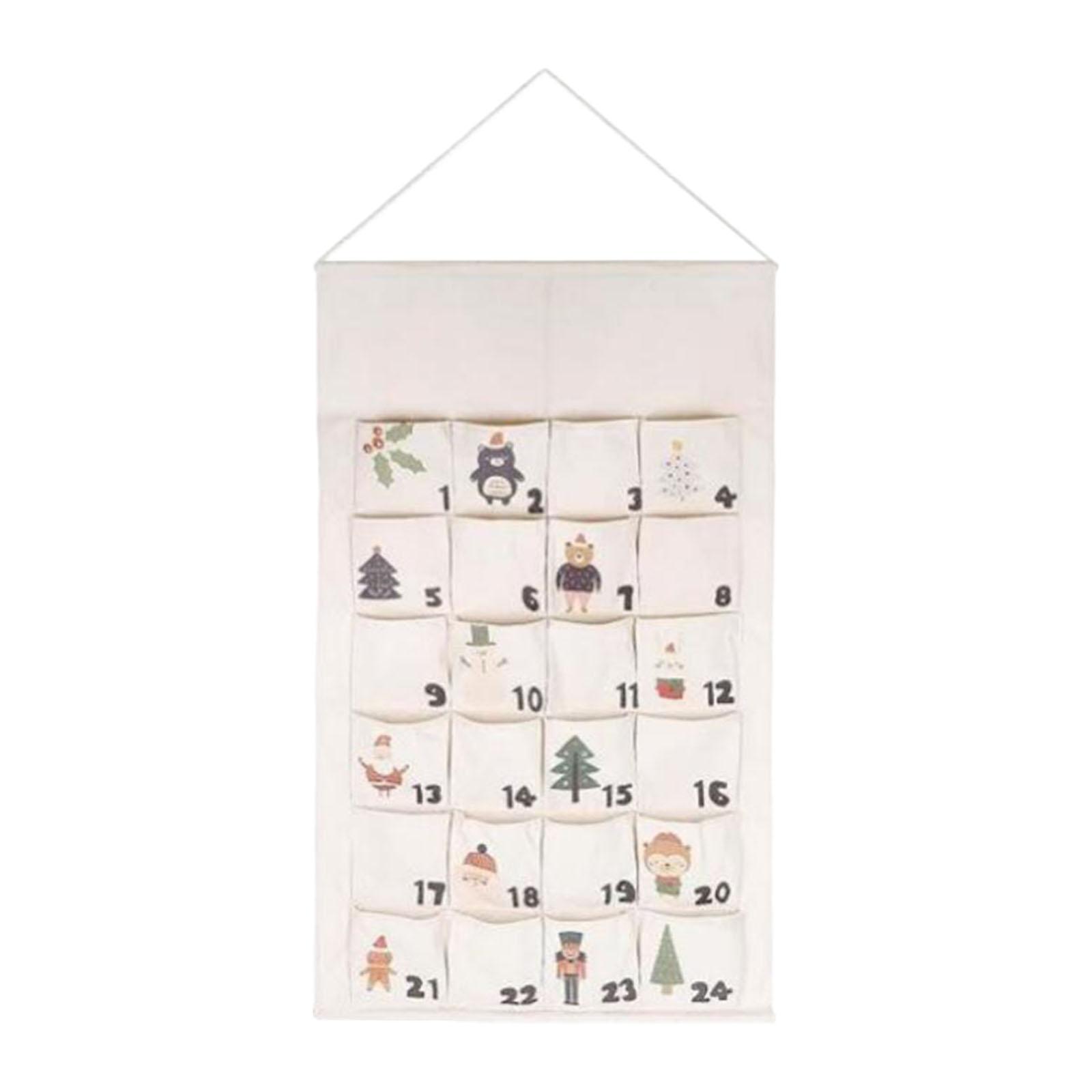 Advent Calendar Hanging Storage Bag