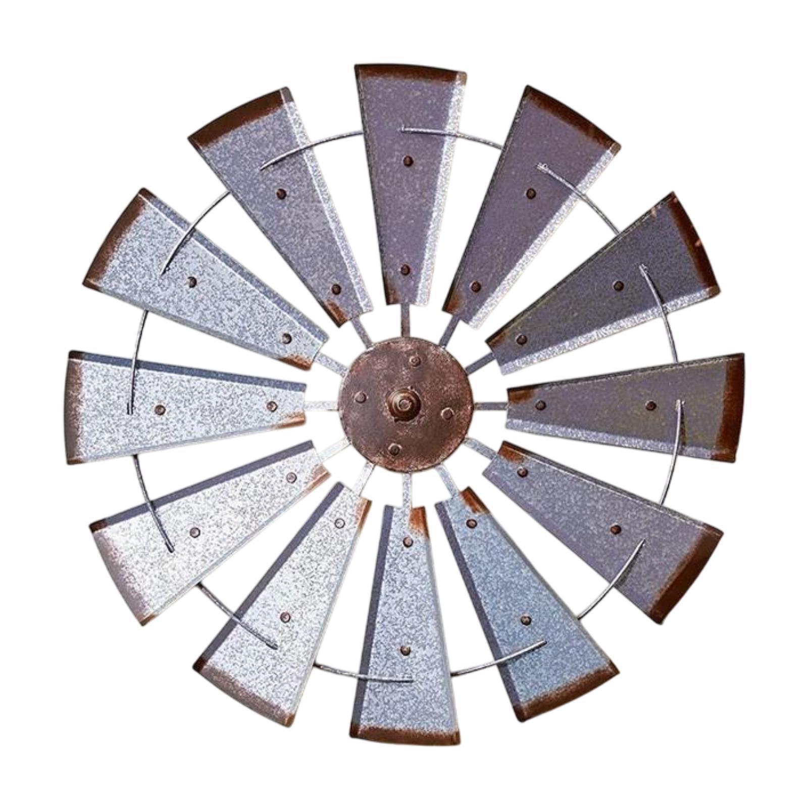 Iron Windmill Wall Decor