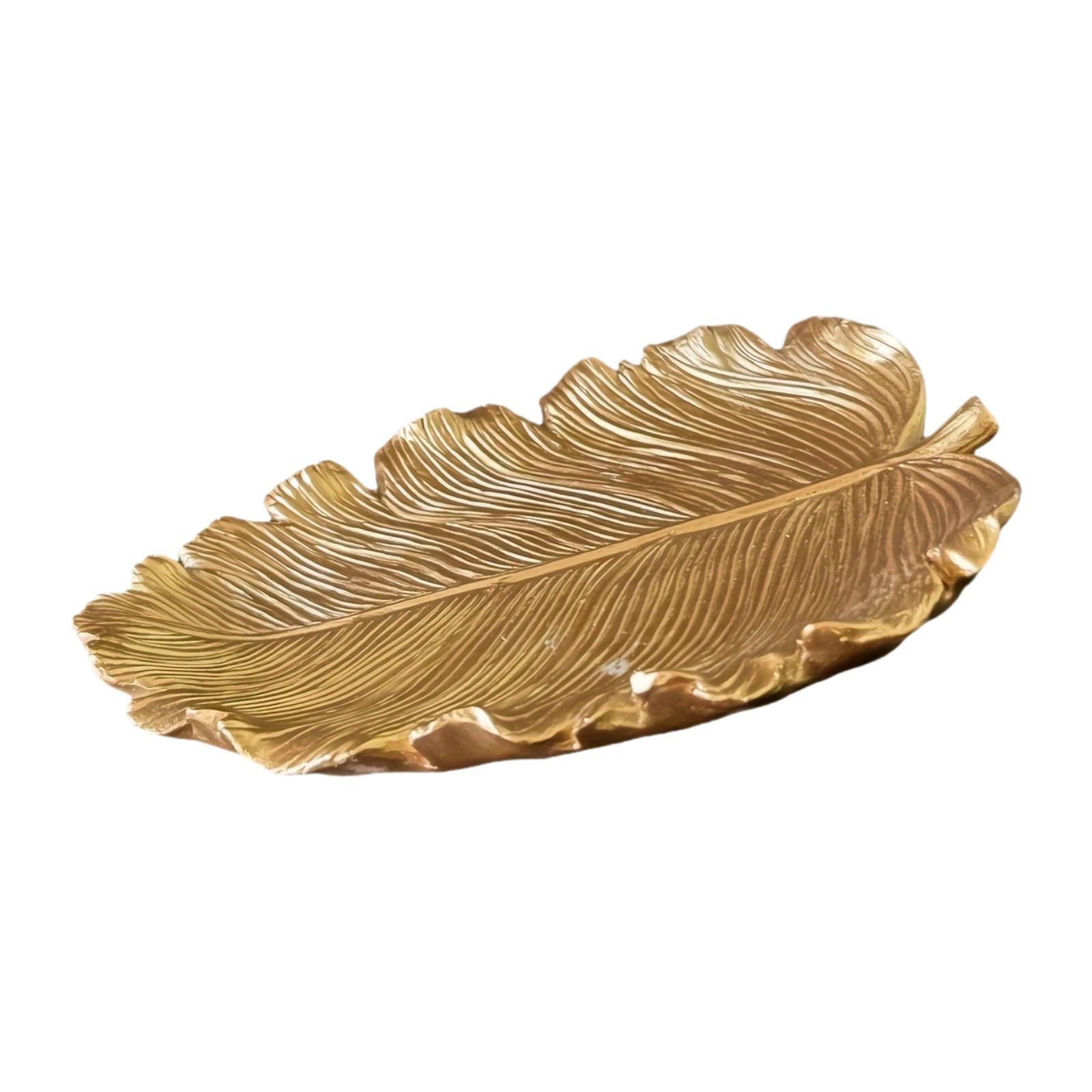 Leaf Shaped Jewelry Dish