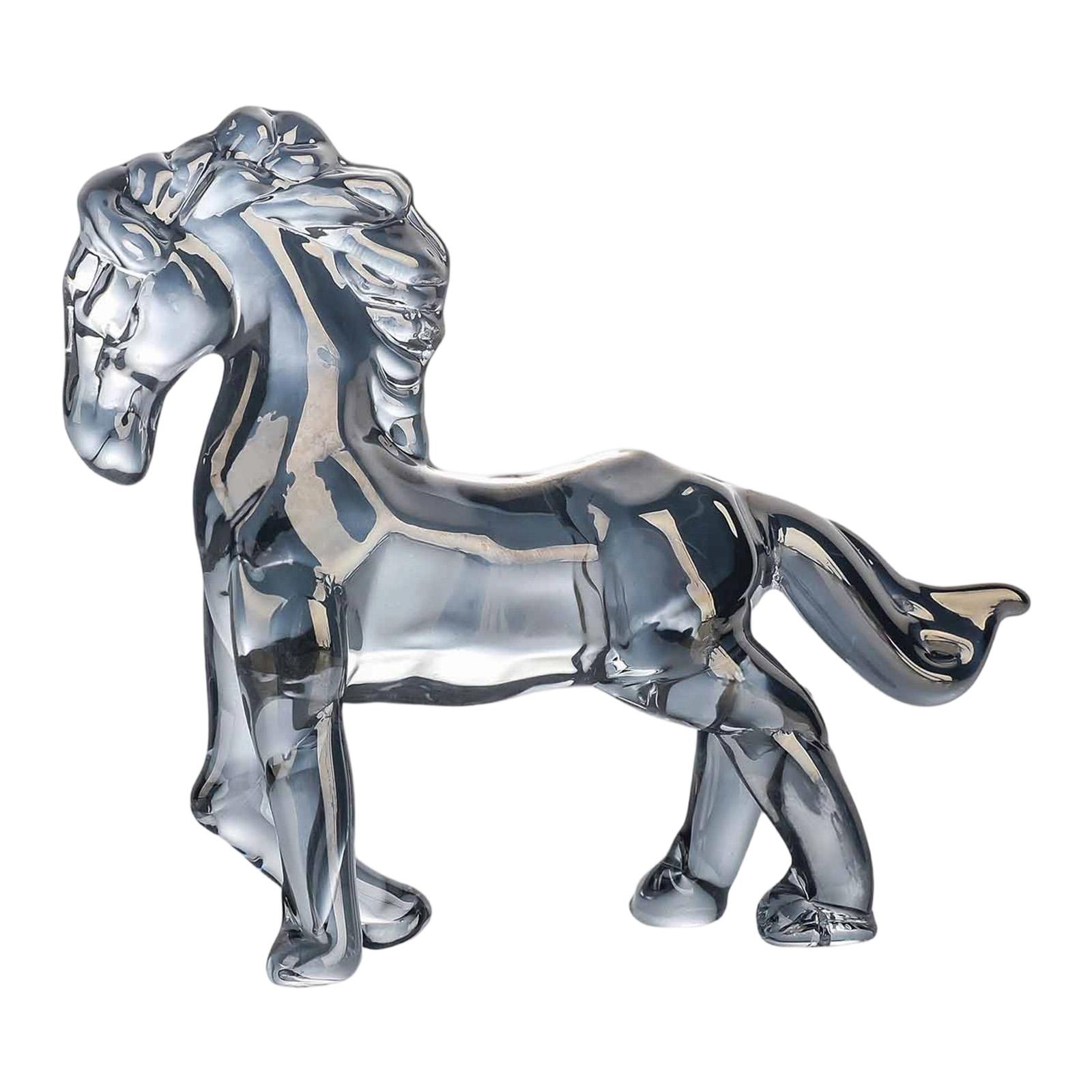 Glass Horse Statue