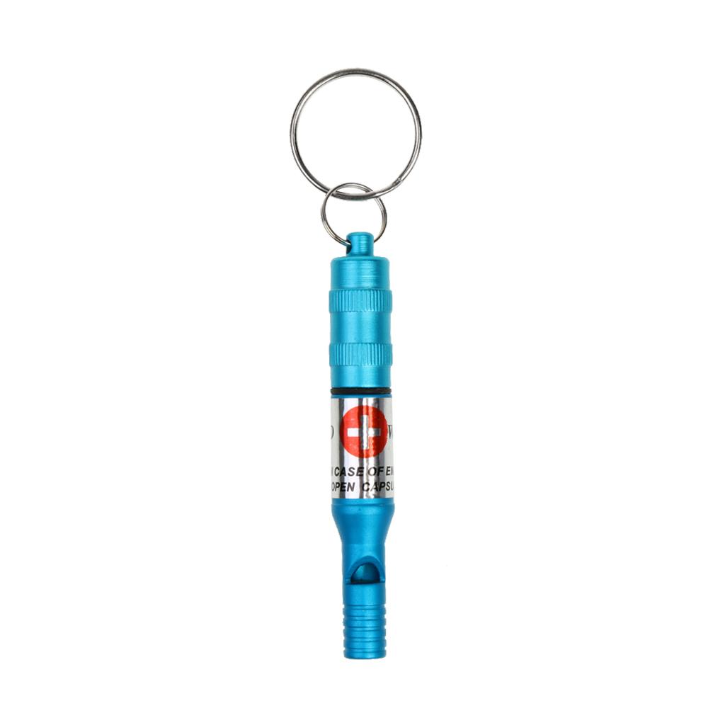 Emergency Survival Whistle Keychain Camping Hiking L1O2 Outdoor Alloy U6H0 