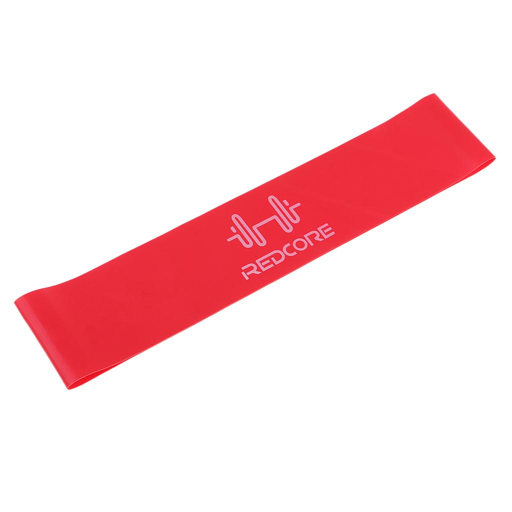 Resistance Bands Exercise Band Loop Workout  Stretch Equipment Red  0.5mm