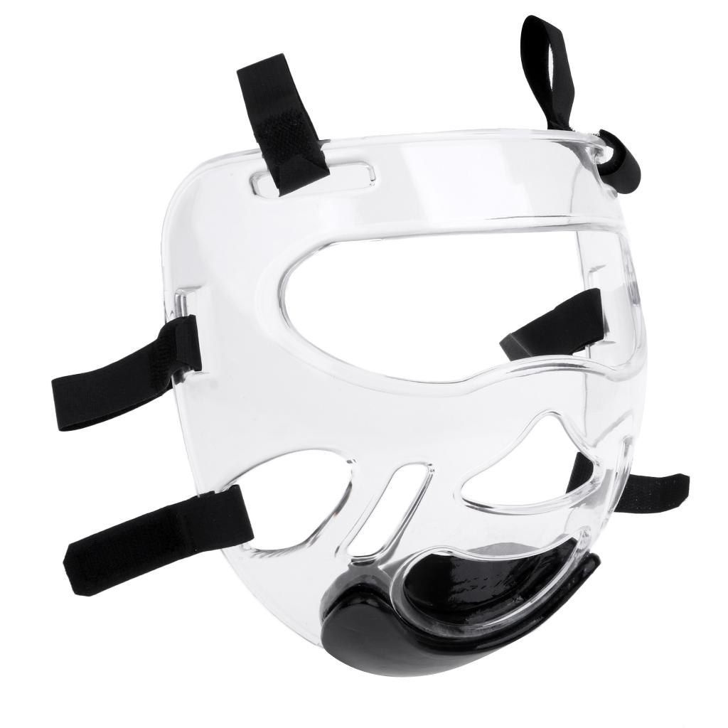 Taekwondo Mask Face Protector Kickboxing Cap Outdoor Sports Transparent S