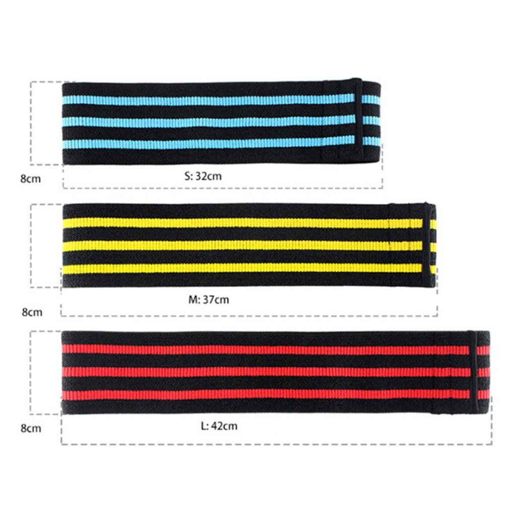 Premium Resistance Hip Bands for Gym Exercise Workout Training Yoga Yellow S