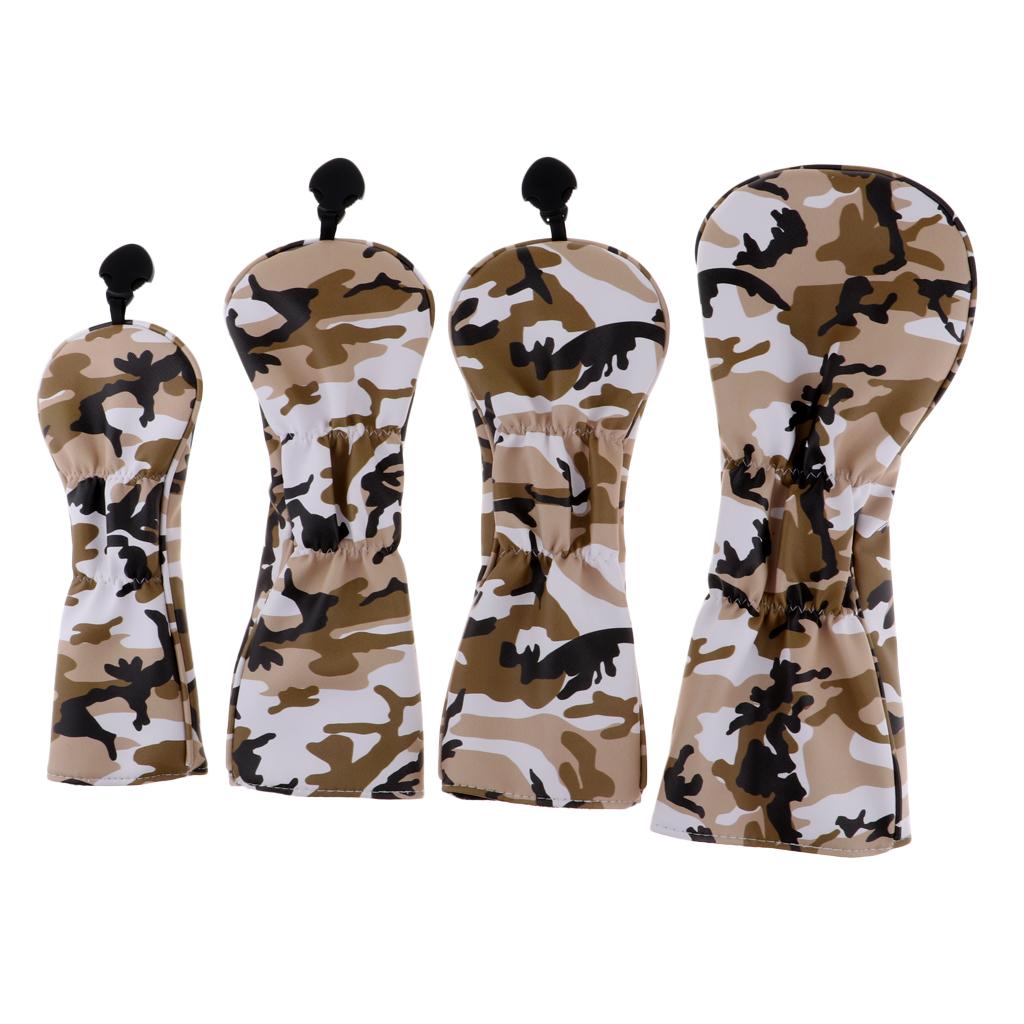 Golf Club Headcovers Camo Brown