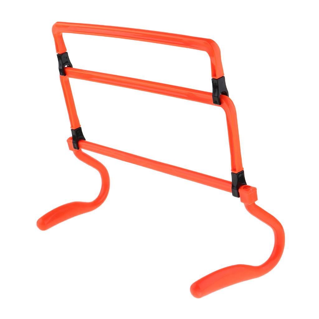 Fordable Soccer Training Hurdles Speed Agility Hurdle Football Hurdle Orange