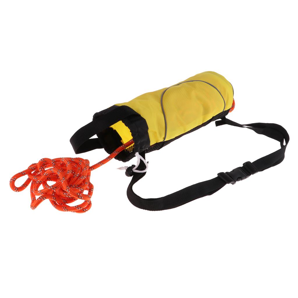 Throw Bags Rescue Kayaking Reflective Throw Line Rope Lightweight 16 Meters