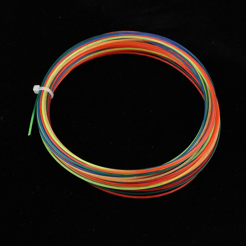 12m Rainbow Colorful Tennis Racket Racquet String High Elastic Thread Line